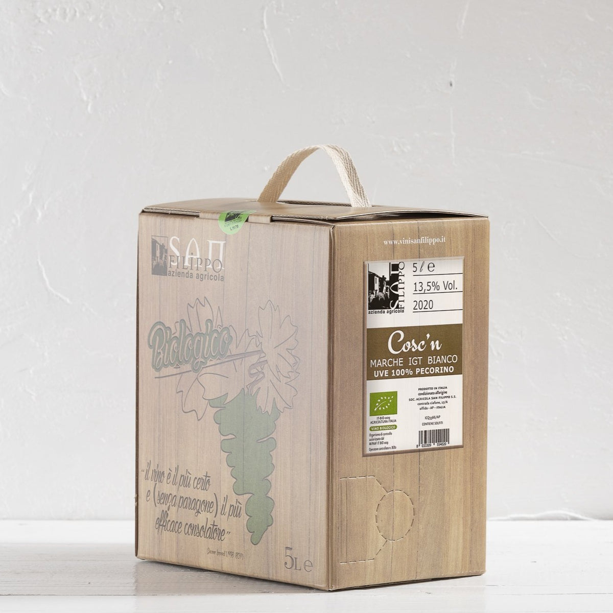 BAG IN BOX” Cosc'n PECORINO – Vini San Filippo