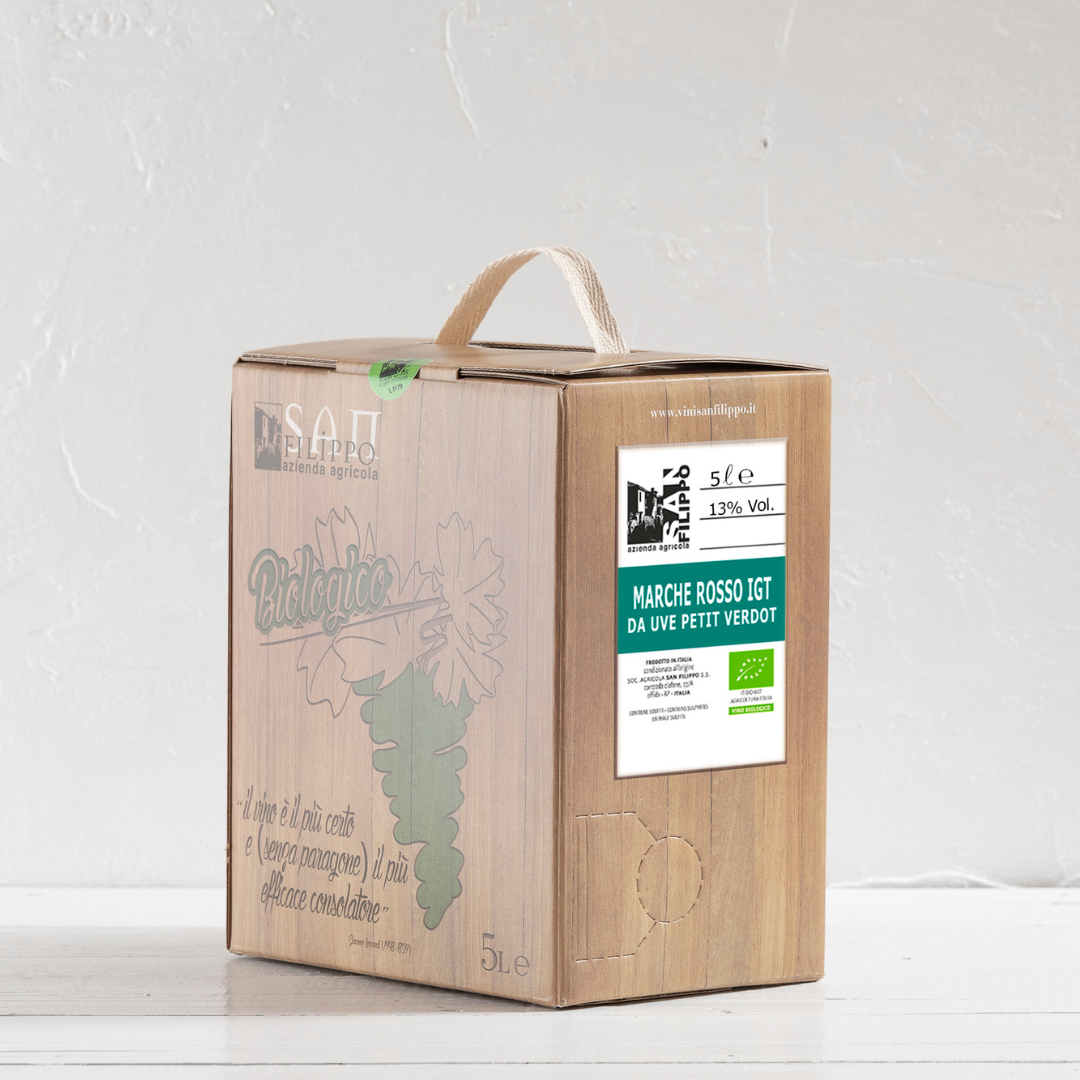 “BAG IN BOX” VI’ MUNN ROSSO SULFITE-FREE